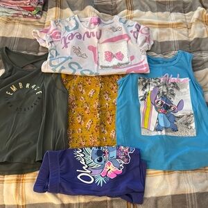 Tank top, shirt, and short bundle